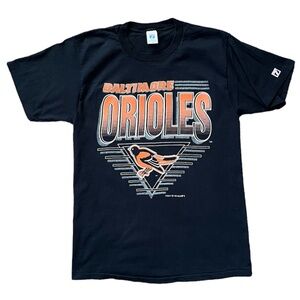 Vintage 90s Baltimore Orioles Single Stitch Logo 7 1991 T-shirt